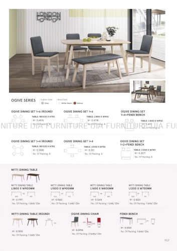 Dining Furniture Set - Ogive Series