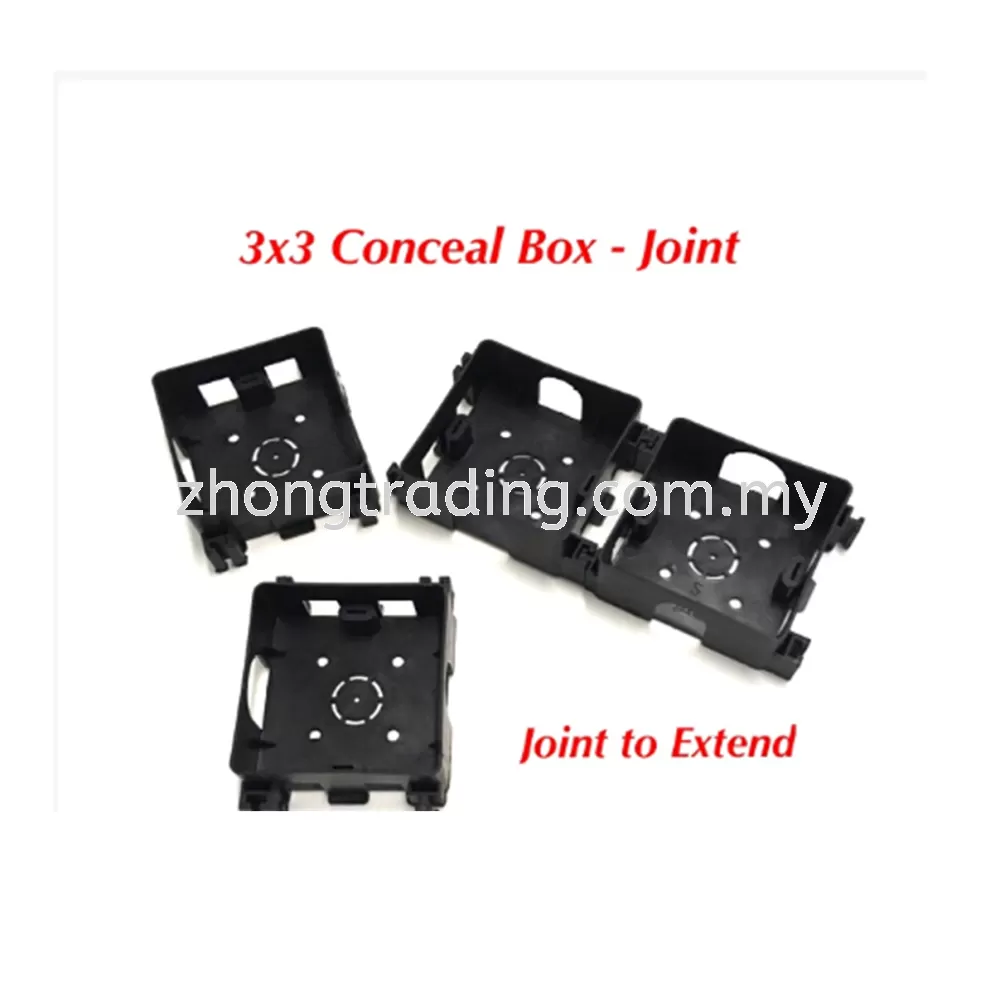 3x3 Conceal Box with Joint