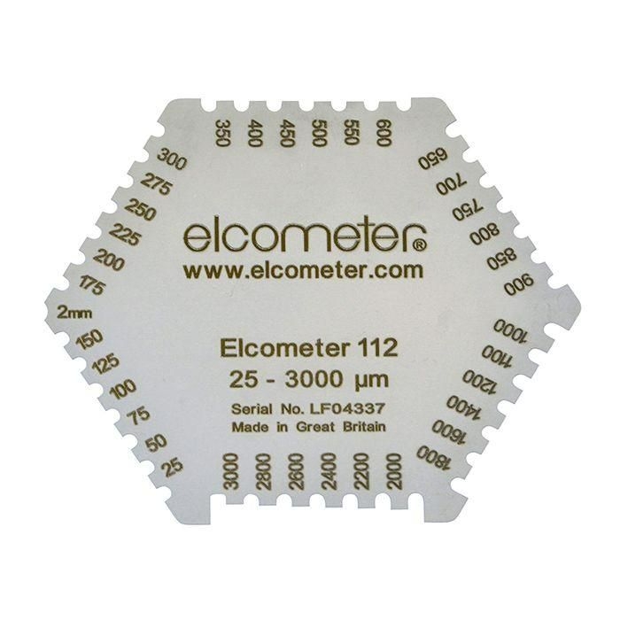 Elcometer 112AL Punched Wet Film Combs (Aluminium)