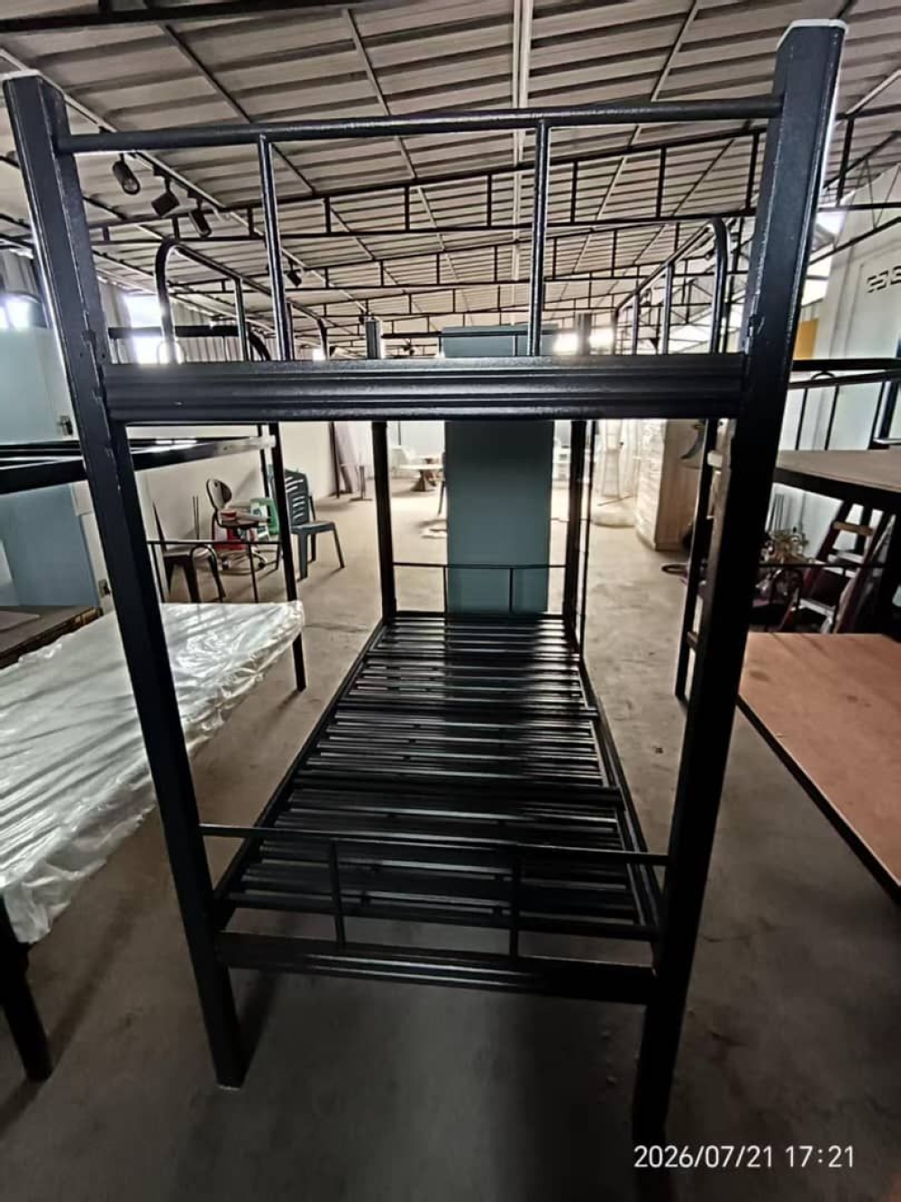 Super Heavy Duty Double Decker Metal Bed | Hostel Bunk Bed | JTK Approved Dormitory Bed Frame | Factory Worker & Student Hostel Bed Malaysia | Industrial Hostel Bunk Bed | Deliver Penang, Kedah, KL, Puchong,Shah Alam, Cheras, Klang, Johor, Perak
