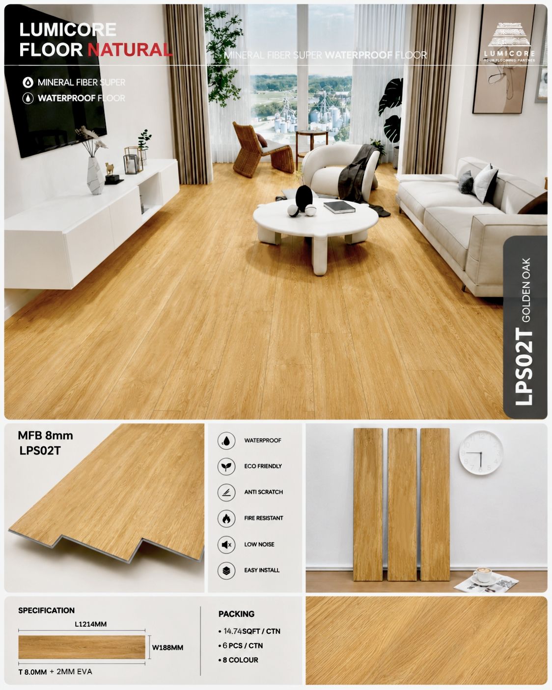 MFB FLOORING 10MM CODE LPS02T