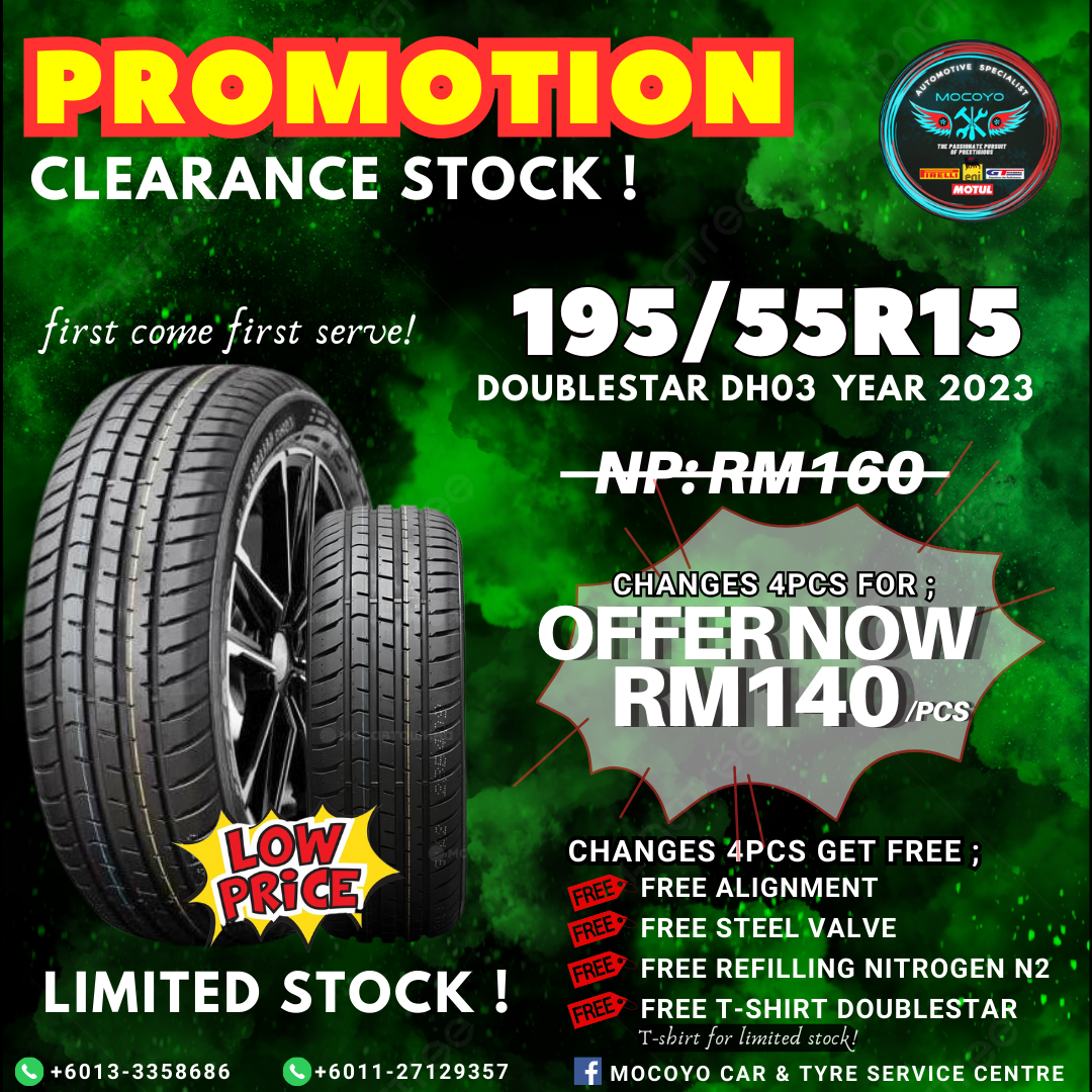 195/55 R15 DOUBLESTAR DH03 YEAR2023