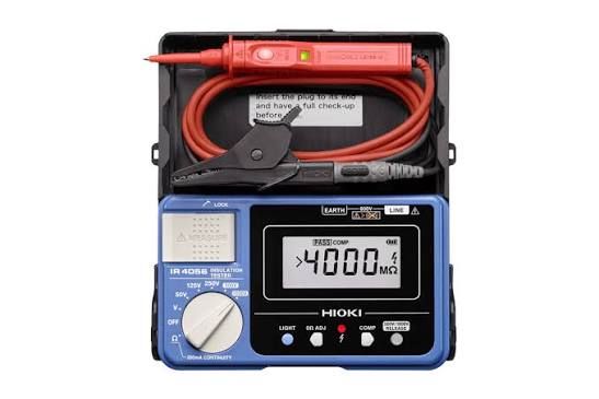 HIOKI IR4056-21 Digital Insulation Resistance Tester | 50V-1000V High-Speed CAT III 600V