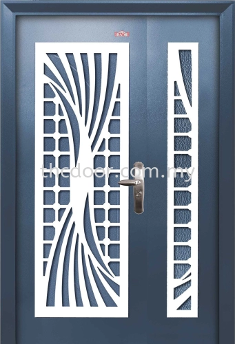 AP4-W887 Security Door (Mild Steel Grille)  