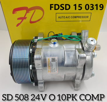 FDSD 15 0319 508 24V O 10PK Compressor (NEW)