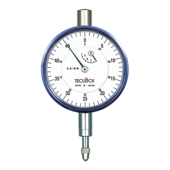 Teclock Dial Indicator, 3.5/0.01mm – TM-37 series (Wide Scale Width Type)