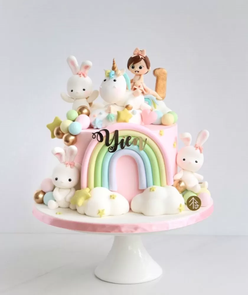 Unicorn Bunny Cake