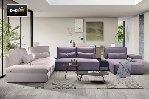 Luminoso L-Shaped Push Back Sofa | 定制高级L Shape沙发 Damansara