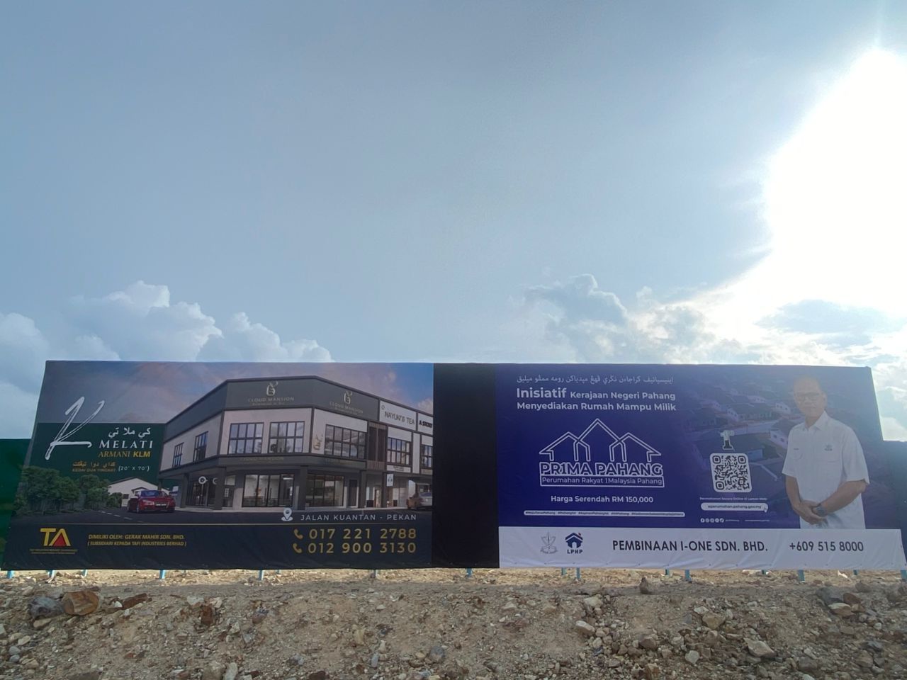 PROPERTY LAUNCH BRANDING | LARGE-FORMAT PROJECT HOARDING DISPLAY BOARD INSTALLED IN PENANG, KEDAH & PERAK