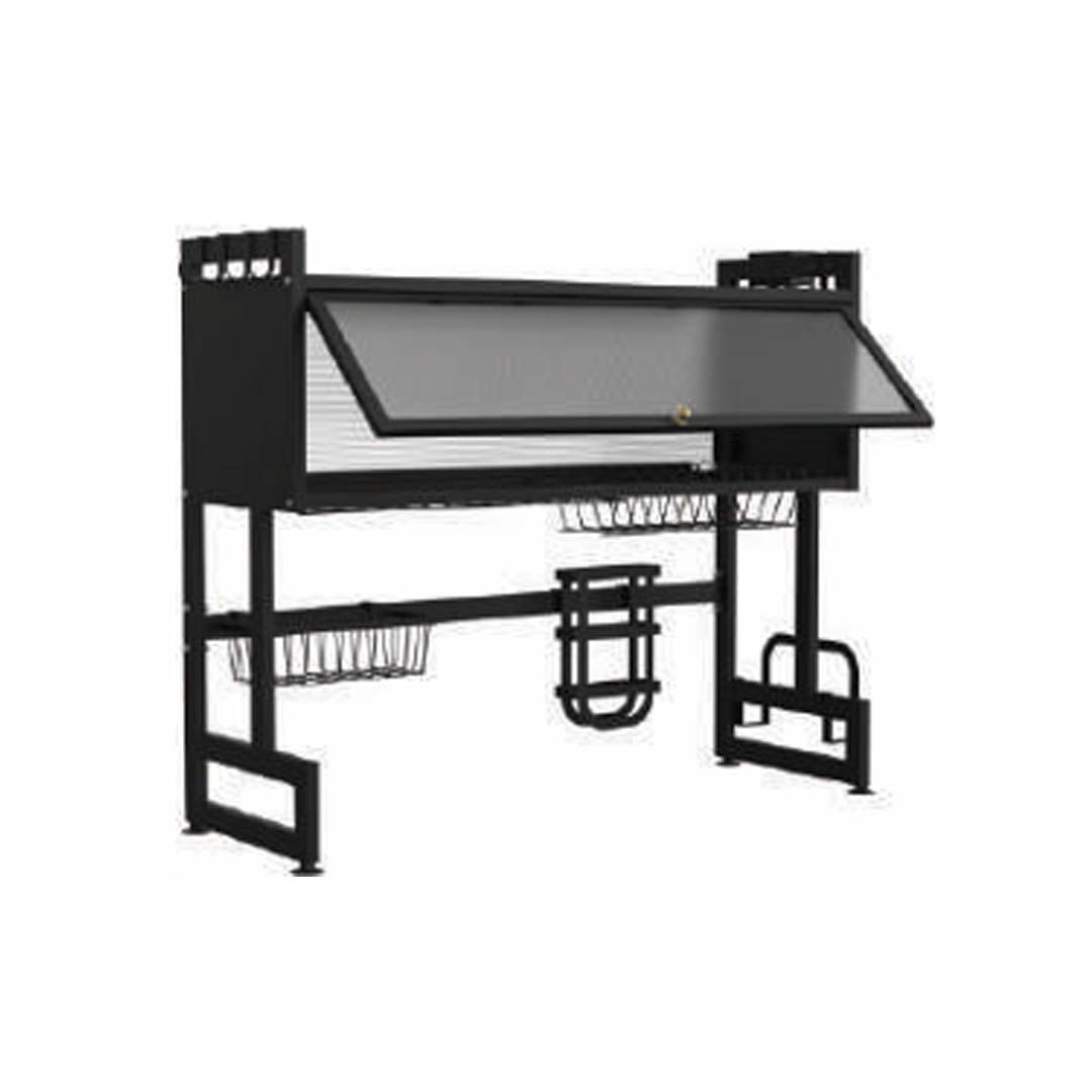 Cabinet Door Dust-Proof Sink Multi-Purpose Rack #B-JN111-BL
