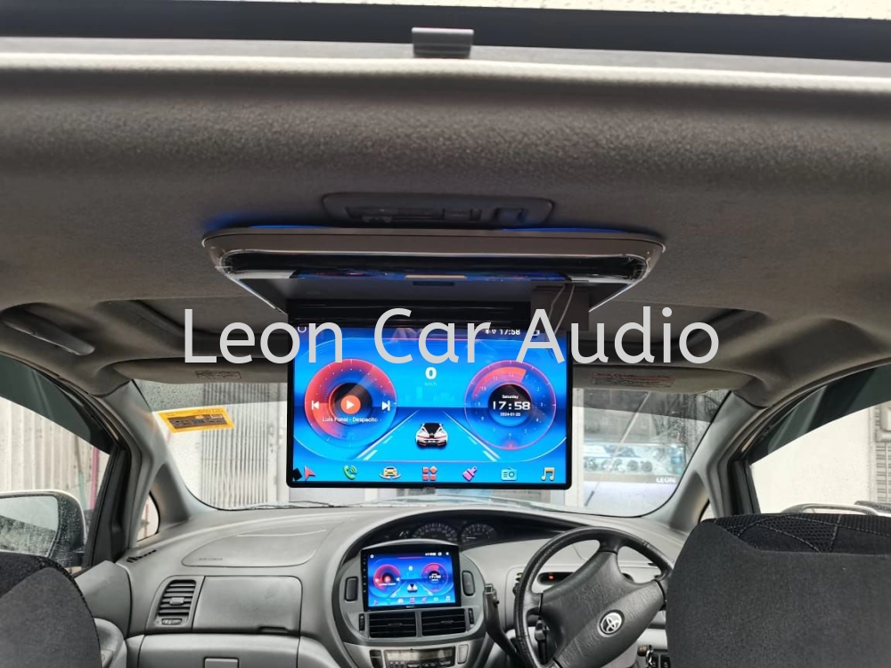 Leon Toyota estima acr30 14" fhd hdmi usb mp4 roof led monitor