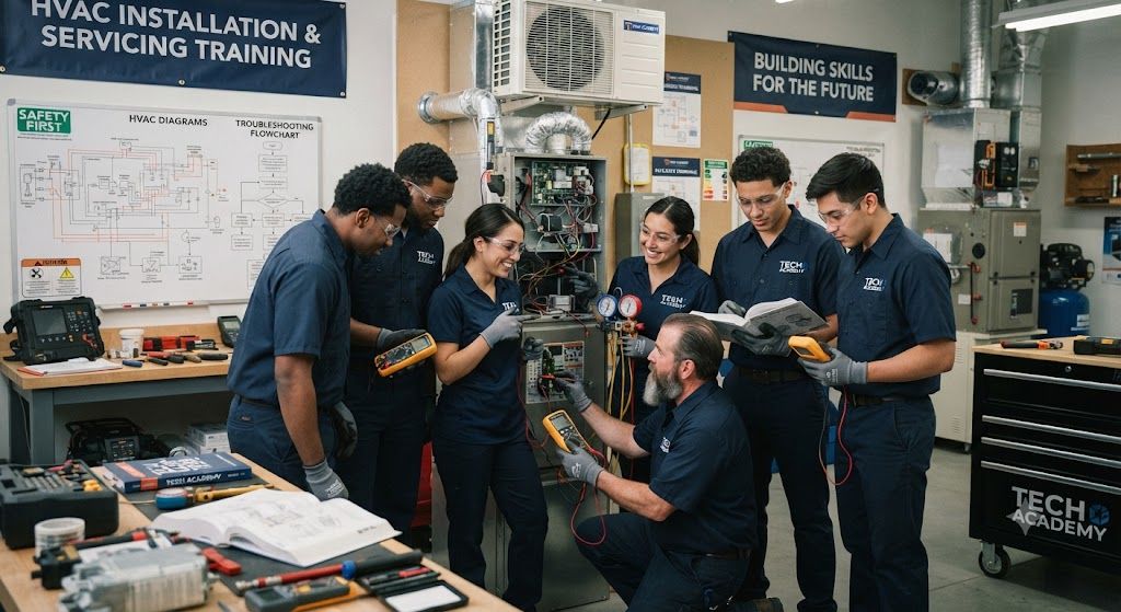 HVAC installation and servicing training