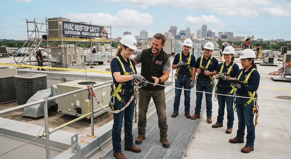 professional HVAC rooftop safety procedures training