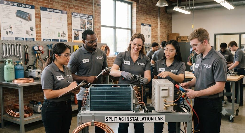 Split AC installation course
