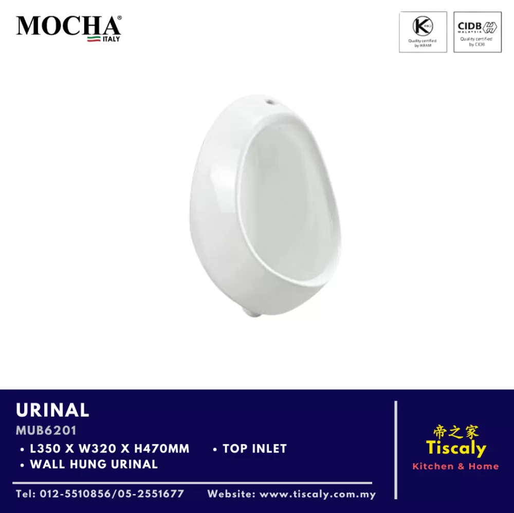 MOCHA PEDESTAL URINAL MUB6201