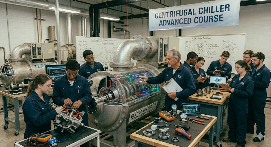 Industrial centrifugal chiller course