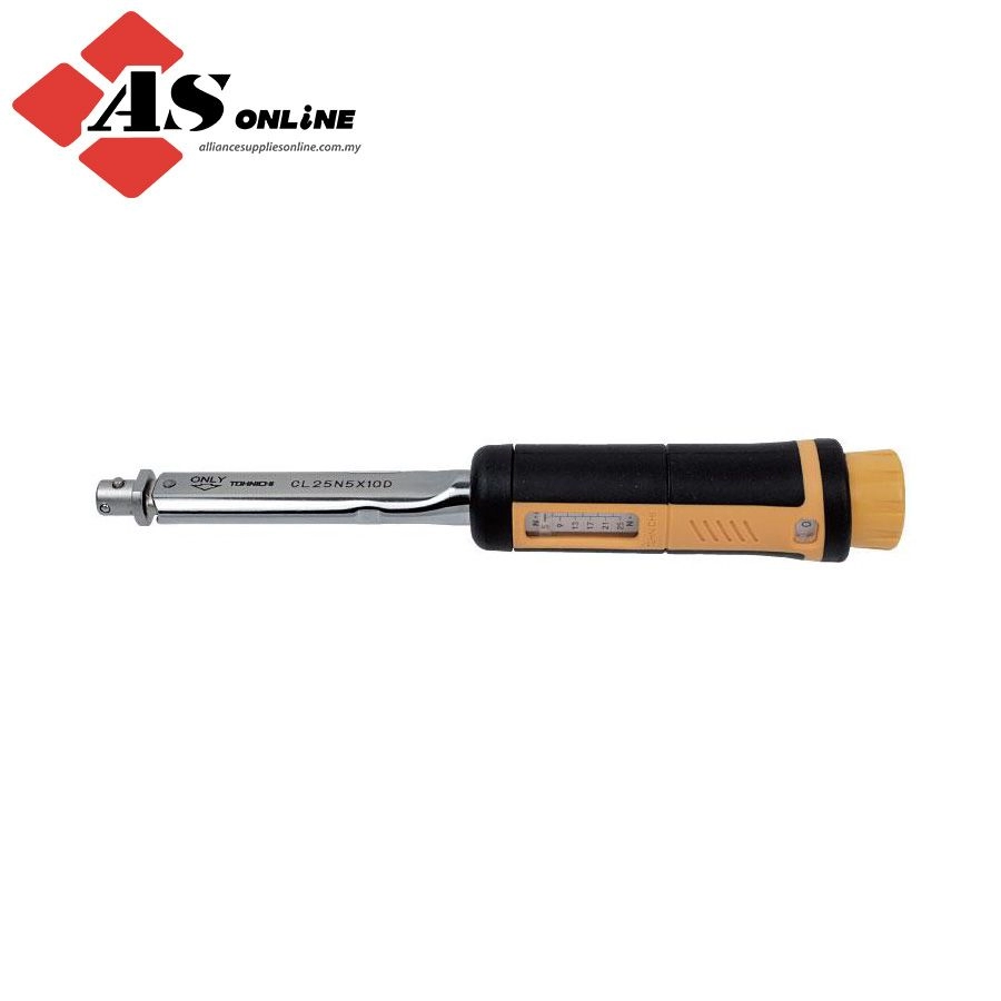 TOHNICHI CL / CLE Interchangeable Head Type Adjustable Torque Wrench / Model: CL25N5X10D