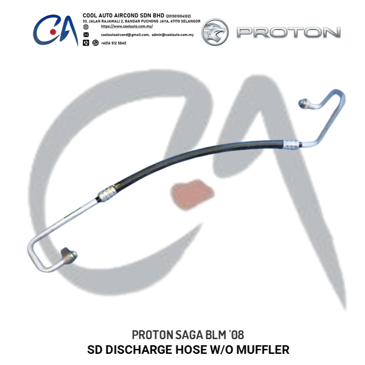 PROTON SAGA BLM '08 SD DISCHARGE HOSE W/O MUFFLER
