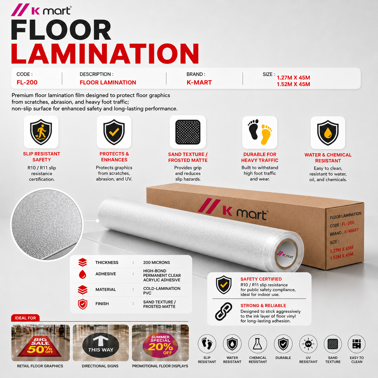 [ FL-200 ] Floor Lamination