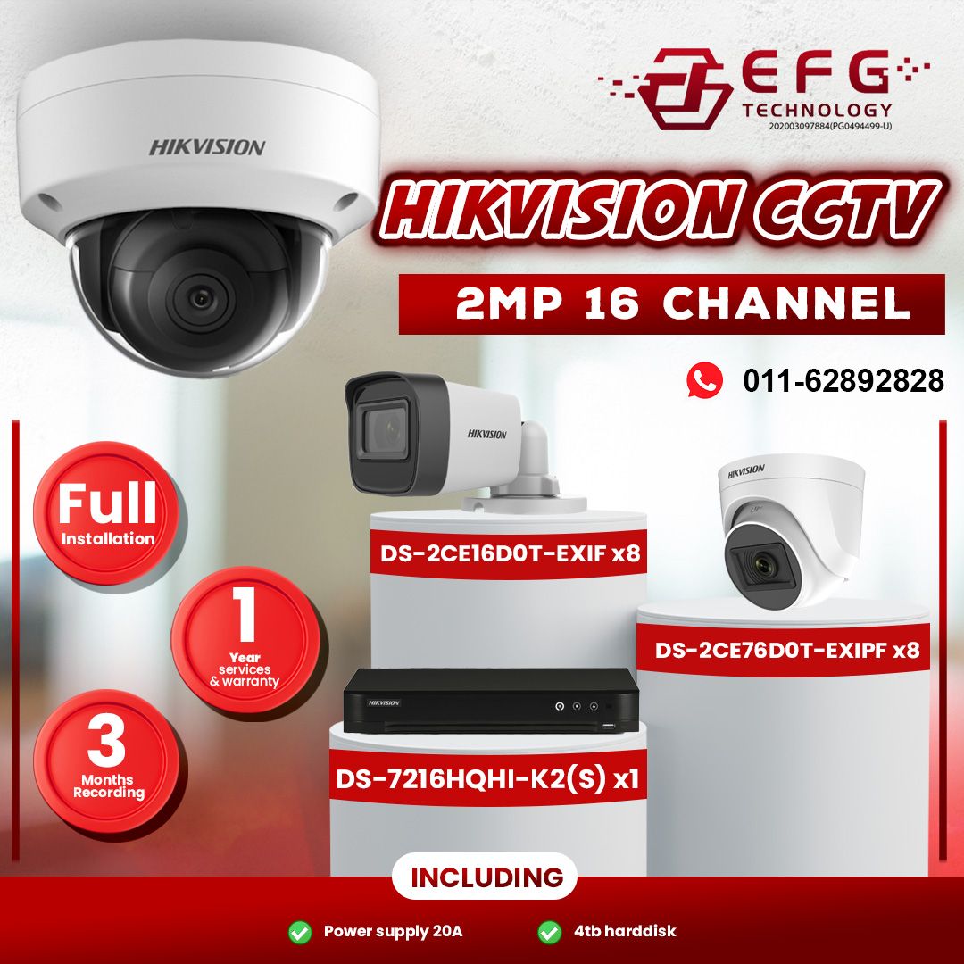 Hikvision Promotion 16 Channel (Analog)