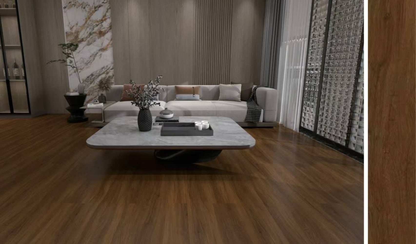 Queens Floor LVT Flooring SIGNATURE (Fiberglass Core) QVV116S-04 IMPERIAL AMBER