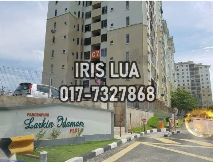 Larkin Idaman Apartment @ Bank Lelong/Auction