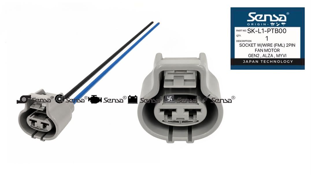 PT GEN2 FAN MOTOR SOCKET (FML) 2PIN