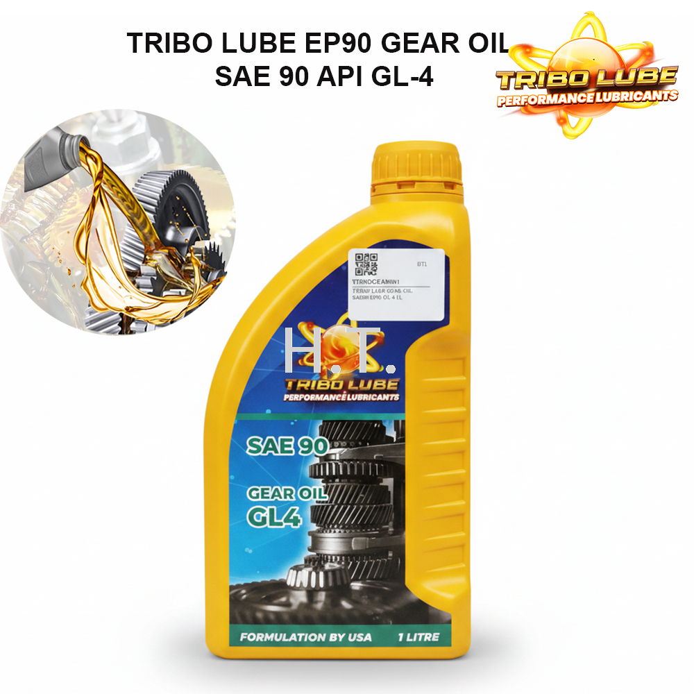 TRIBO LUBE EP90 GEAR OIL SAE 90 API GL-4 | HIGH PERFORMANCE GEAR LUBRICANT FOR HYPOID, SPIRAL BEVEL & INDUSTRIAL GEAR SYSTEMS