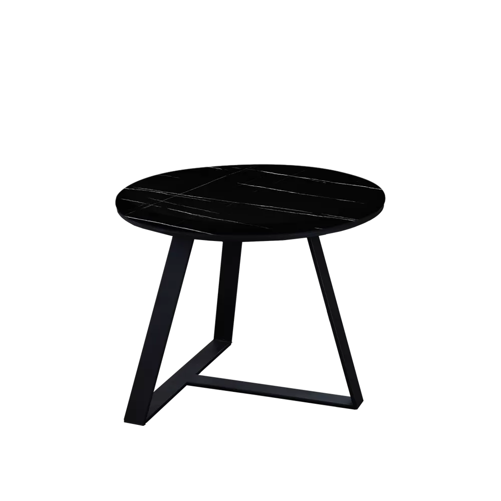 Ceni Marble Side Table (Black)