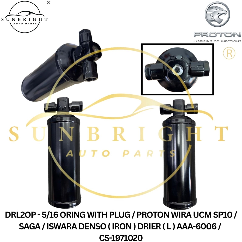 DRL2OP - 5/16 ORING WITH PLUG / PROTON WIRA UCM SP10 / SAGA / ISWARA DENSO ( IRON ) DRIER ( L ) AAA-6006 / CS-1971020