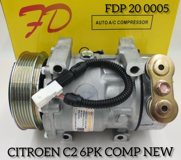 FDP 20 0005 Peugeot 307 2001 SD7V16-4L 6PK Compressor (NEW)