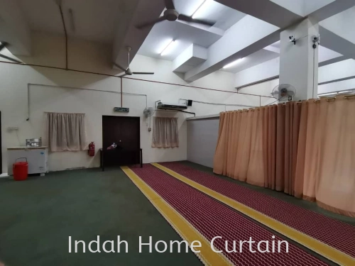 Memasang Rod Dan Langsir Di Surau Apartment 