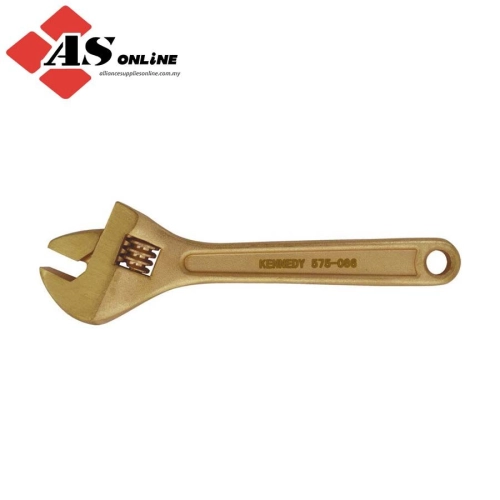 KENNEDY Single End, Non-Sparking Adjustable Spanner, 200mm, Metric / Model: KEN5750880K