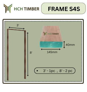 Frame 3' x 8' - Nyatoh