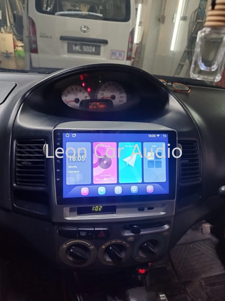 Toyota vios oem 9" android wifi gps system player