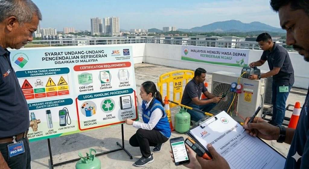 refrigerant management legal standards Malaysia DOE