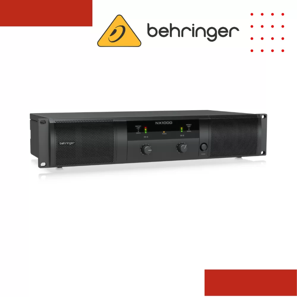 Behringer NX1000 2-channel Power Amplifier