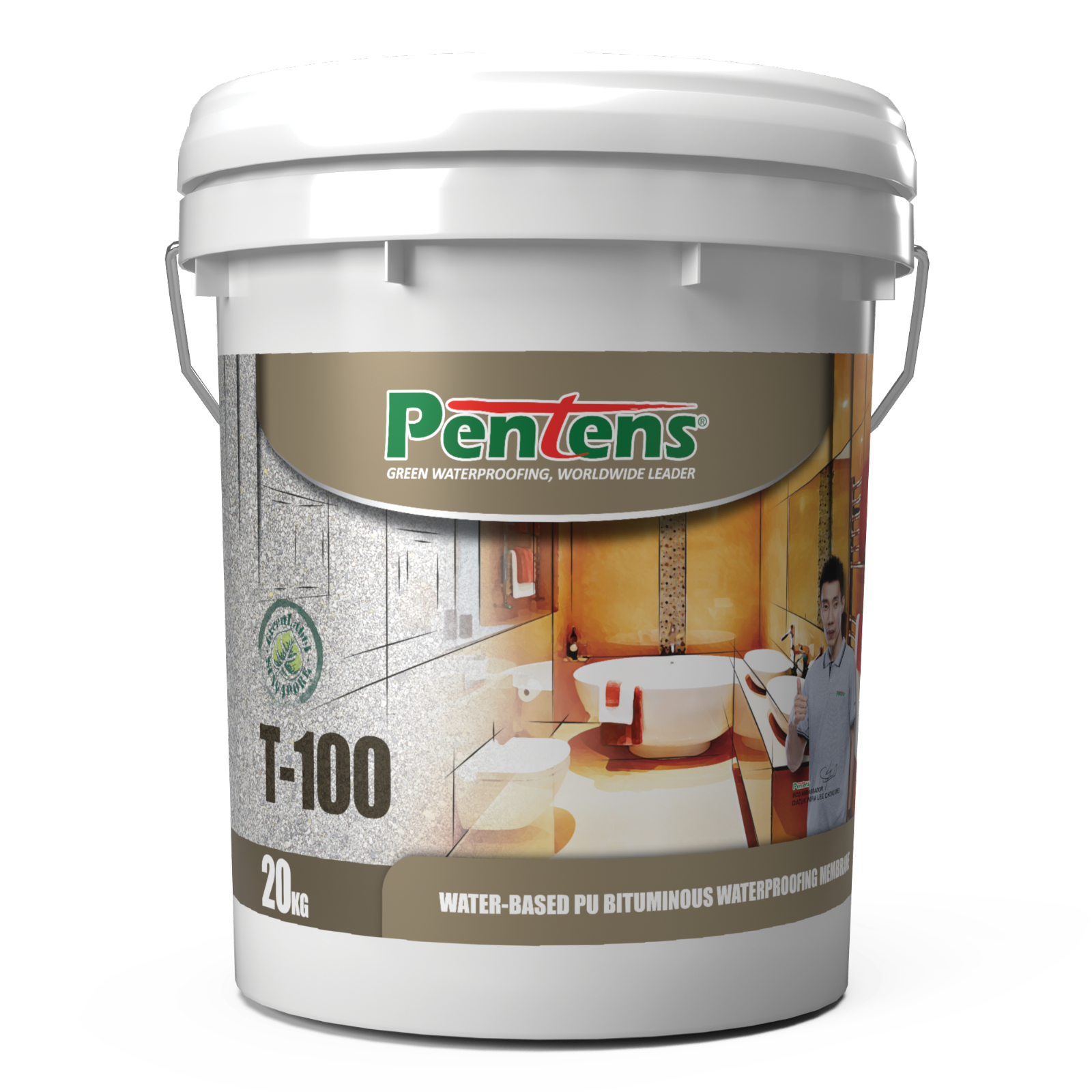 Pentens T-100  |  Water-Based PU Bituminous Waterproofing Membrane