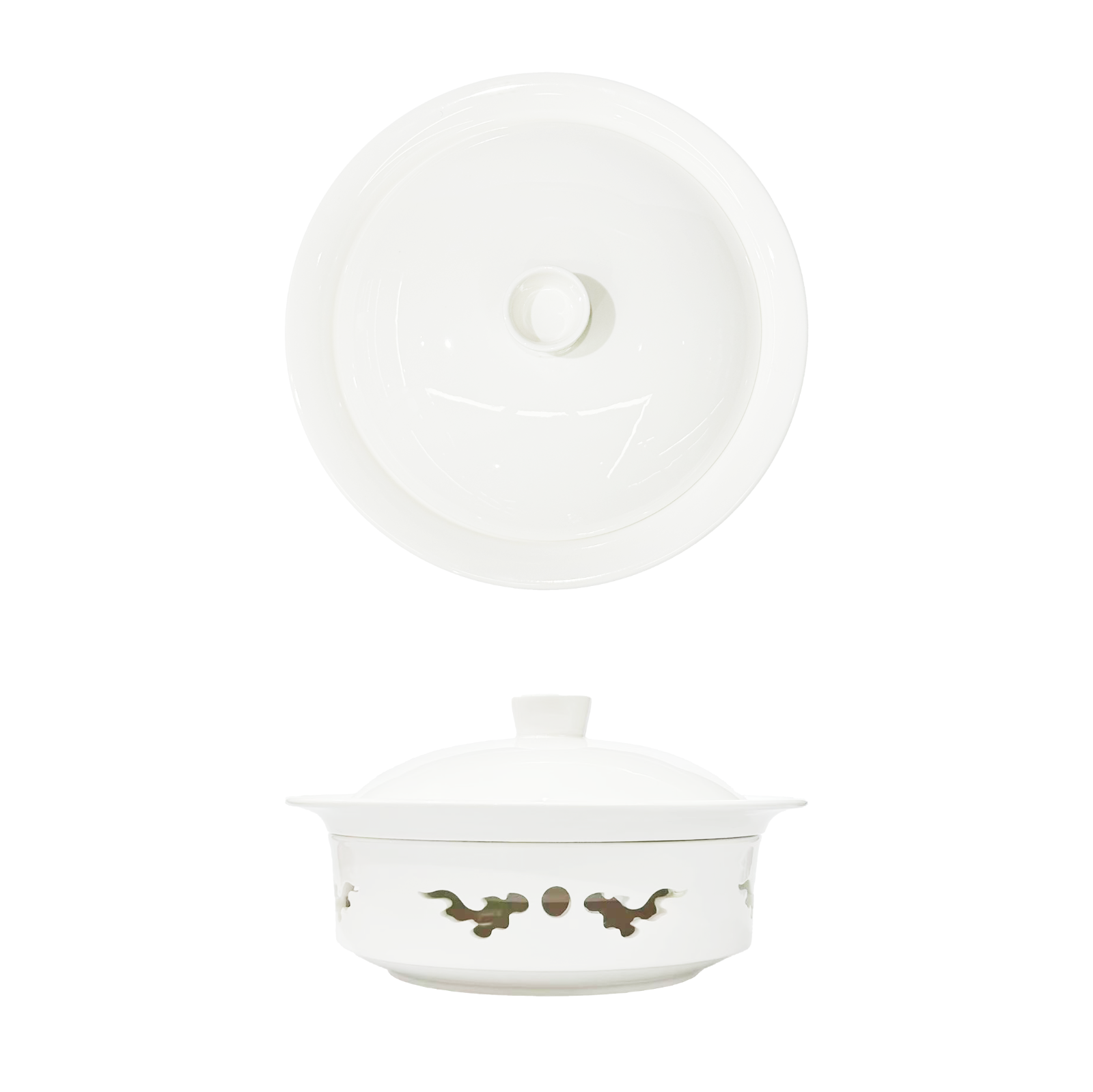 YX-BC-12'' Gua Xiang Heat Preservation Stove Plate 12 卦象保温炉盘（套）