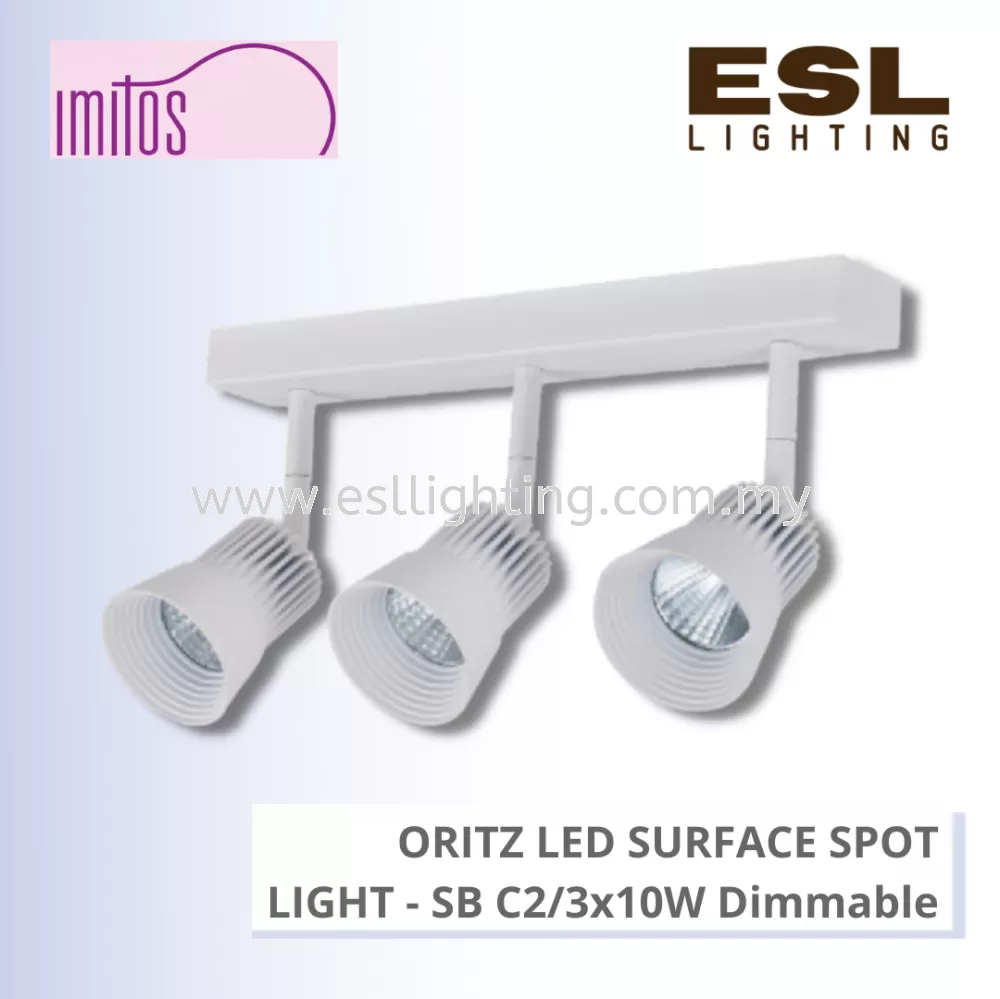 IMITOS ORITZ LED SURFACE SPOT LIGHT 3x10W - SB C2/3x10W Dimmable