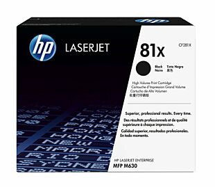 HP 81X High Yield Black Original LaserJet Toner Cartridge CF281X