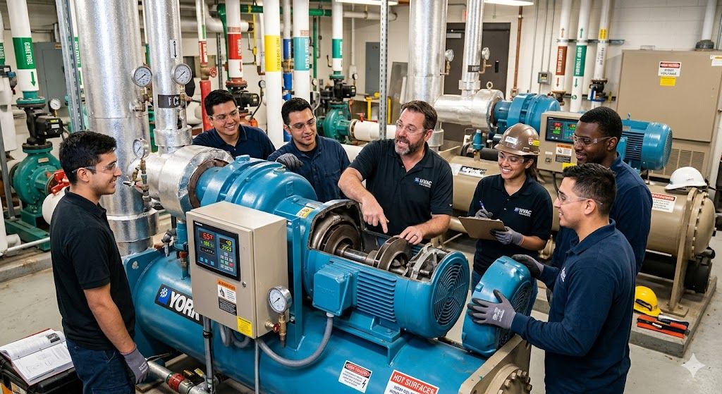 Centrifugal chiller plant training