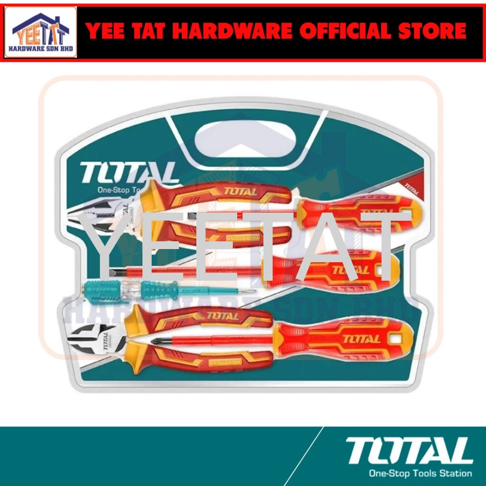 [ TOTAL ] THKIST3062 6 Pcs Insulated Hand Tools Set