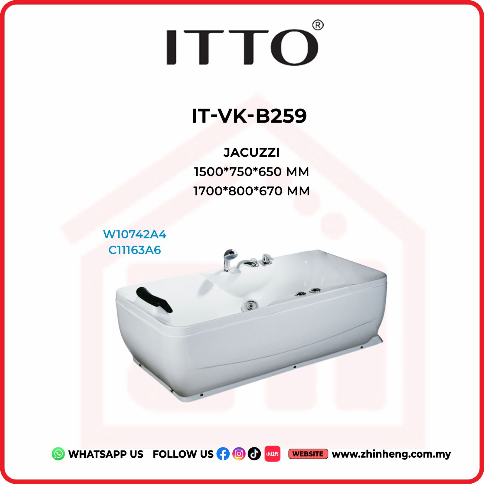 ITTO JACUZZI  IT-VK-B259