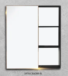 SRTMCB-6088-BL Sorento Mirror Cabinet