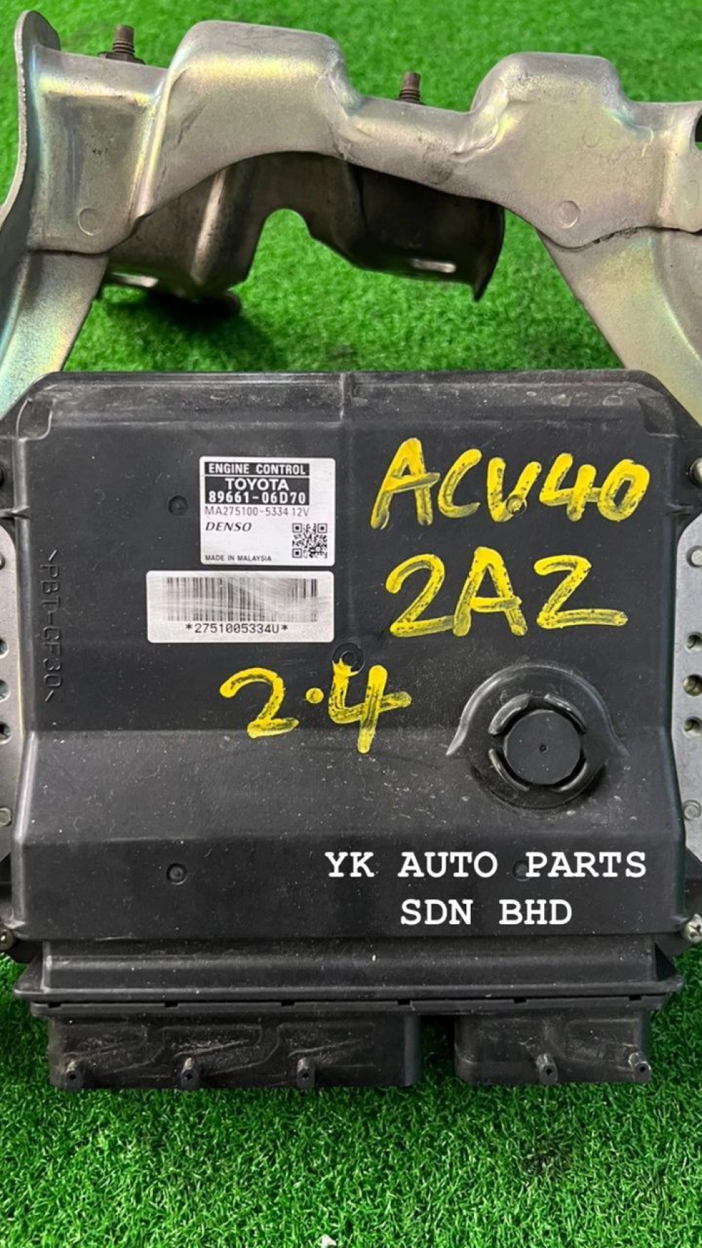 TOYOTA CAMRY ACV40 2AZ ENGINE ECU 89661-06D70 USED