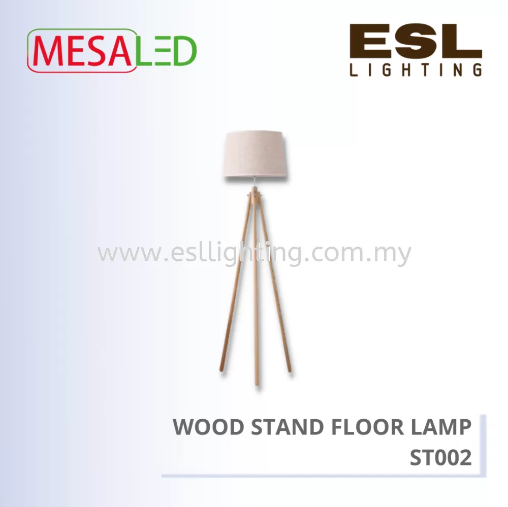 MESALED WOOD STAND FLOOR LAMP - ST002
