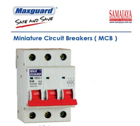 Maxguard 10A 3 Pole MCB