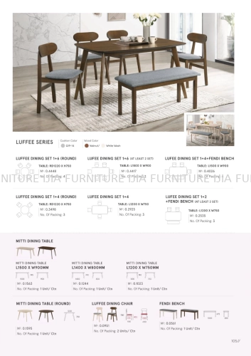 Dining Furniture Set - Luffee Series