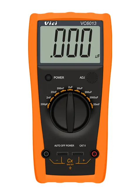 Vici VC6013 High Accuracy Digital Capacitance Meter, Capacitor self-discharge (avoid buring the meter).